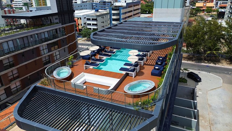 Setai Aquamaris Fantástica Vista Mar com Varanda