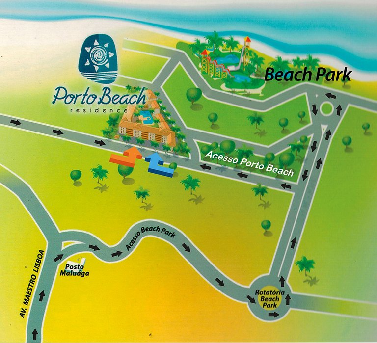 Porto Beach Residence ao lado do Beach Park
